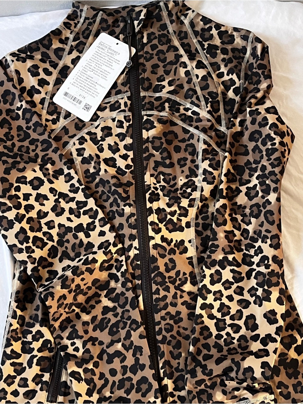 lululemon athletica Leopard-Print Bomber Jacket - Brown/Black